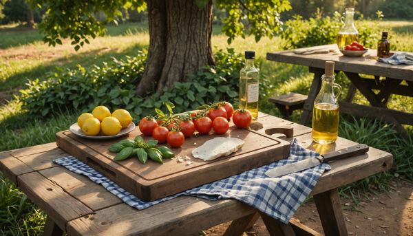 Préparer de bons petits plats en plein air