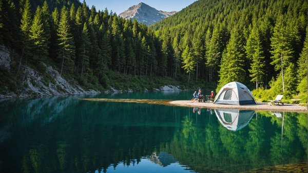 Découvrez le paradis du plein air au camping du lac de sainte croix